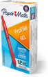 Paper Mate Gel Pen Profile Retractable Pen - 0.7mm Red - 12 Count
