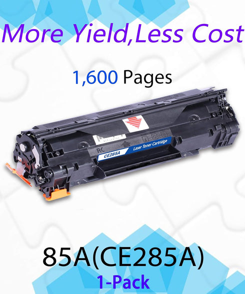 EASY PRINT Compatible Toner Cartridge Replacement for HP 85A CE285A, Black (1 Pack)