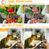 G9 Bulb 6W,60W Equivalent,2700K 600LM, AC120V T4 G9 Bulbs Lighting,G9 Base,Non-Dimmable,6 Pack LED Halogen Warm