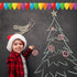 Whaline 32.8ft Christmas Light Bulletin Board Borders, Colorful Light Bulb Die-Cut Trim for Classroom