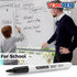 Black,160 Pack Dry Erase Markers Bulk Fine Tip,Low Odor Quick-Drying Whiteboard Markers for Office Home School Writing