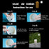 Solar Candles Outdoor Waterproof, 3" x 4.5" Ivory White Flameless LED Pillar Candles with Dusk to Dawn Light Sensor
