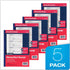 Adams 3-Part 7-5/8" 10-7/8", 100 Sets 4 5 Pack (TC1182-5) Money and Rent Receipt Books, Carbonless, x Bound Wraparound