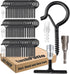 String Lights Screw Hooks for Hanging, Ceiling Hooks for Hanging Solar,Outdoor String