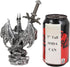Ebros Gift Legendary Silver Dragon Guardian of The Celtic High Cross Letter Opener Figurine Sculpture