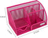 EasyPAG Mesh Desk Organizer, Multi-functional Caddy with 6 Compartments and 1 Drawer for Home, School