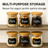 JINUYYNA 6 Pack 5 oz Natural Bamboo Oui Yogurt Jar Lids with Silicone Sealing Rings and Label for Glass Jars, Reusable