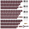 239pcs Sanding Drums Set, Rotary Tool Sanding Bits for Dremel Drill Woodworking 80grit, 240grit, 600grit