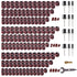 239pcs Sanding Drums Set, Rotary Tool Sanding Bits for Dremel Drill Woodworking 80grit, 240grit, 600grit