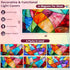 6 60 4 2 Pcs Fluorescent Light Covers with Magnets Decorative for Classroom Ceiling Lights x Feet Magnetic Light Cover