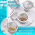 6 Pcs Ultrasonic Watch Parts Cleaner Baskets, Stainless Steel Jewelry Steam Cleaner Basket Mesh Ball Holder