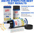MEDIMATIC 200ct (4.5-9.0ppm) PH Test Strips for Urine & Saliva - Urine PH Test Strips for Humans, Fast & Accurately
