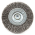 Forney 72736 Wire Wheel Brush, Fine Crimped, 1/4-Inch Hex Shank, 3-Inch-by-.008-Inch