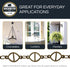 CH-45-BRZ-3 (3 RCH Hardware Brass Chandelier Chain, Bronze Feet)