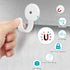 FYY Magnetic Wreath Hanger, 2 Pack Heavy Duty Magnets with Hook for Refrigerator, Christmas Decoration for Metal Doors