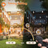 Dimmer 300W, 2h/4h/6h/8h, 4 Dimmer addlon for Outdoor String Lights, Timing Brightness Level, Remote Control, Control