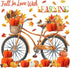 Blosssound Fall Bulletin Board Decorations Set, Autumn Cutouts, 3D Honeycomb Paper Pumpkin Maple Leaf for Thanksgiving