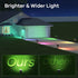 7 IP67, 2 Pack Consciot Solar Color Changing Outdoor Spotlights, Lighting Modes Outside Solar Lights Waterproof