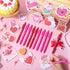 Pasimy 24 Sets Valentines Day Sticky Notes with Pens - Stationery Gift Notepads for Students Office School Class