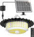 Solar Lights Outdoor Waterproof,396 LED Solar Shed Light Indoor Outdoor with Remote