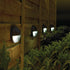 4 Pack kinna Solar Deck Lights Outdoor, Solar Step Lights Wall Lamp LED Waterproof Patio Decor Solar Lights for Outside