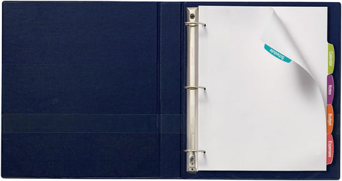 Avery Big Tab Printable White Label Dividers, 5 Tabs, 4 Sets with Easy Peel (14432)