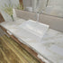 White Marble Peel and Stick Wallpaper - 16" 118" Granite Contact Paper, Self Adhesive Waterproof for Furniture
