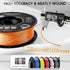 CREALITY PETG Filament 1.75mm 3D Printer Filament, 1kg (2.2lb) Neatly Wound Spool, Dimensional Accuracy ±0.03mm, 2024 Latest Batch, Fit for Ender, Bambu Lab, Anycubic,ELEGOO FDM Printers, Orange by Creality