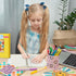 L1rabe Inspirational Spiral Notebooks, Back to School, 4 A5 Happy Face Motivational Notebooks, College Ruled Journal