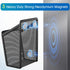 MaxGear Magnetic Pen Holder, 2 Pack Mesh Pencil Holder for Desk Storage, Extra Strong Magnets for Locker, Refrigerator