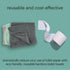 100% 9.85 9.85, Brondell Ultra-Soft Rayon Derived from Bamboo Bidet Towels for Bathrooms, Soft and Absorbent
