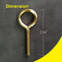 5/32" Standard Hex Dogging Key, Allen Key Sets Wrench for Keychain Panic Exit Device Keys - 5 Pack