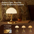 Lamps,5000mAh Dimmable Dawnwake Mushroom Lamp Cordless Lamp Table Lamp,Outdoor Waterproof Shower Rechargeble Battery