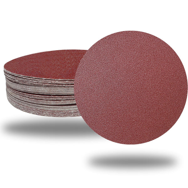 Premium 60 PCS 6" PSA Sanding Discs, 10 Each of 80 100 120 180 240 400 Grit for DA Sander