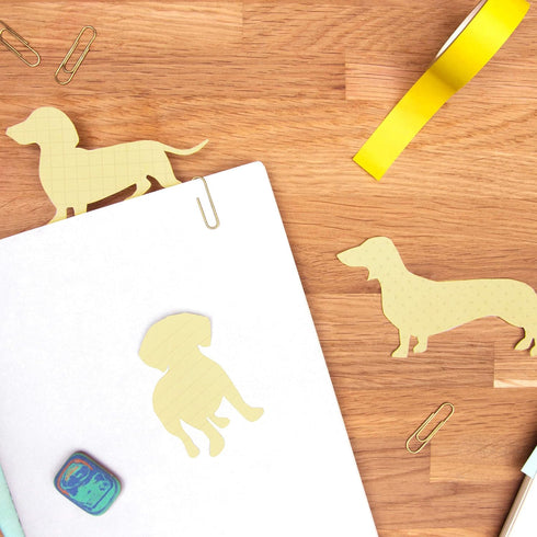 Good Design Dog Sticky Note - Dachshund Stationery - Weiner Dog Notepad - Novelty Sticky Notes - Desk Accessories -