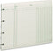 Wilson Jones GN2D Accounting Loose Sheets, 9-1/4 x 11-7/8, Pack of 100, Green