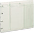 Wilson Jones GN2D Accounting Loose Sheets, 9-1/4 x 11-7/8, Pack of 100, Green