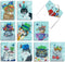 The Best Card Company 20 Assorted Blank Notes Bulk Box Set - 4 x 5.12 Inch with Envelopes (10 Designs, 2 Each)