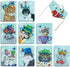The Best Card Company 20 Assorted Blank Notes Bulk Box Set - 4 x 5.12 Inch with Envelopes (10 Designs, 2 Each)