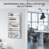 EasyPAG Mesh Wall File Holder, 11 Tier Office Hanging File Organizer, Silver Magazine Mails Rack for Papers and