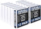 Samsill 1.5 Inch Durable Binder, Round Ring Customizable Clear View, White, 12 Pack
