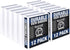 Samsill 1.5 Inch Durable Binder, Round Ring Customizable Clear View, White, 12 Pack