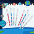 Kolewo4ever 48pcs Penguins Translucent Pencils, Fun Pencils for Kids, Non-Sharpening Stackable Pencil