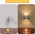 3000K, Dimmable Bedroom,2 Pack L LOHAS LED Night Light, Night Lights Plug into Wall, Smooth Silver Glossy Plating