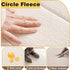 Custom Window Seat Cushions Indoor,Anti-cat Scratch Circle Fleece Bench Cushions for Indoor Furniture,Waterproof Bay