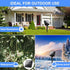 2-Pack 80FT 200LED 8 Brightever Solar String Lights, Total Solar Fairy Lights with Lighting Modes, Solar Lights Outdoor
