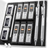 Nicpro 2 PCS Mechanical Pencil 0.5mm & 0.7mm with Case - MP1000 Metal Artist Pencil Set with Lead Refills and Erasers
