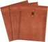 PU Leather File Folders for Documents, Important Private Organizer with String Tie Closure, A4 Letter Size, 3PCS