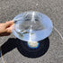 200mm (7.9''), 200mm, 200mm) Fresnel Lens Magnifier, Diameter Focal Length Acrylic Lens (not Glass), for Physics