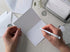 T&M Quality Designs LLC 100 Thank you cards with envelopes and stickers, Silver Foil Stamping